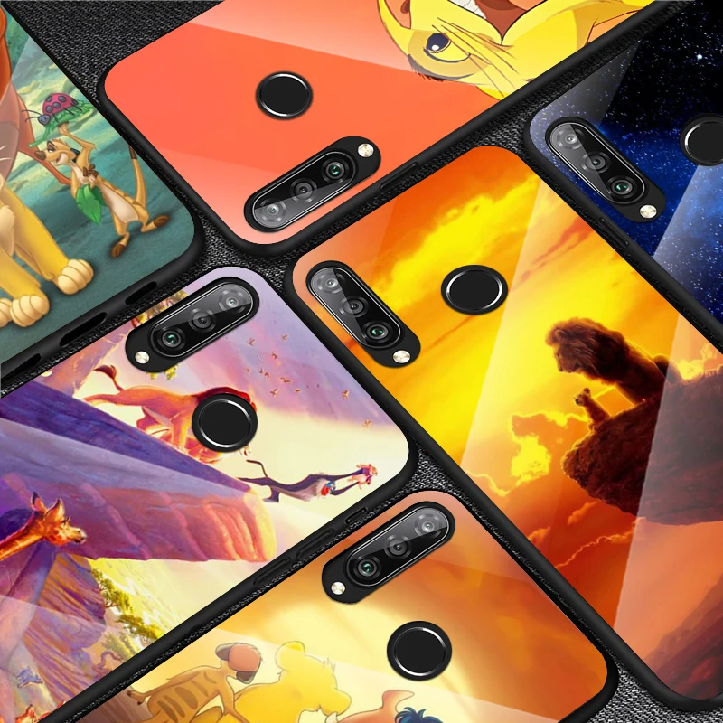 

Tempered Glass Cover The Lion King Simba For Huawei Y6 Y7 Y9 Y5P Y6P Y8S Y8P Y9A P Smart Z 2019 2020 2021 Phone Case