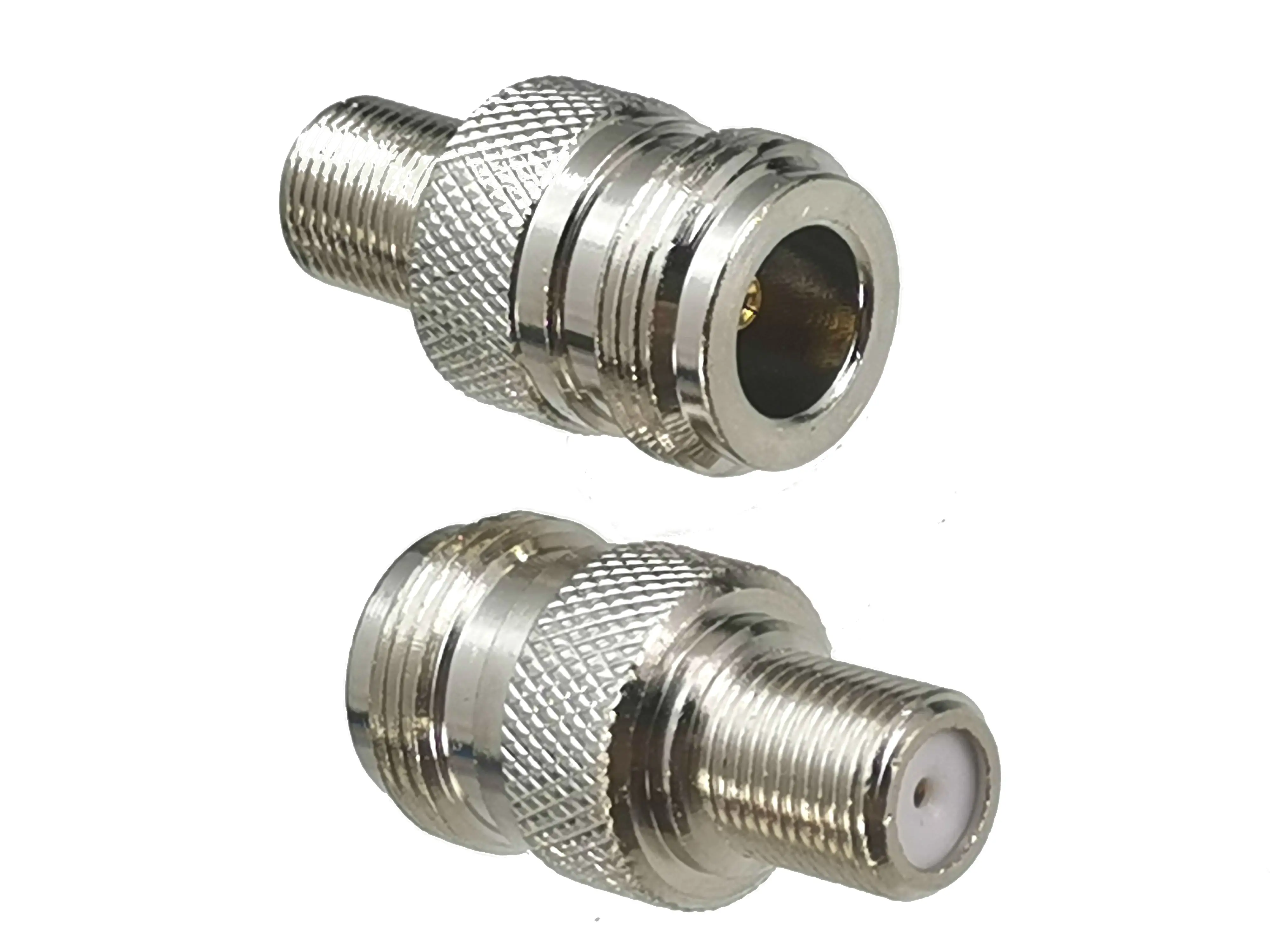 

1pcs Connector Adapter N Female Jack to F TV Female Jack RF Coaxial Converter Straight New