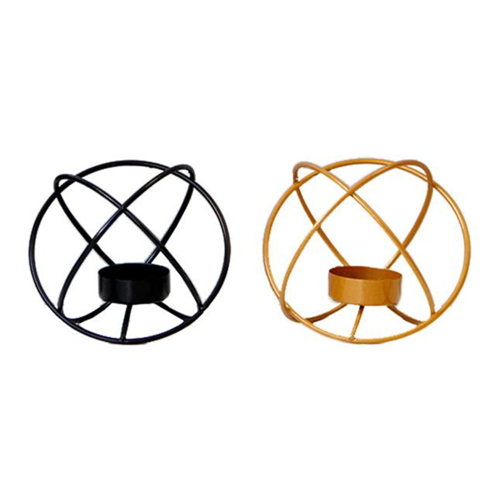 

Geometric Polished Tealight Candle Holder Table Top Centerpiece Weddings Events Parties Decor