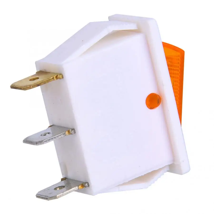 10 шт. 2-позиционный переключатель вкл./выкл. SPST 3-контактный с светильник кой