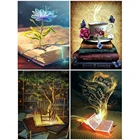 Kamy Yi 5D алмазная живопись сделай сам квадратная круглая Алмазная мозаика пейзаж Алмазная вышивка крестиком украшение для дома хобби