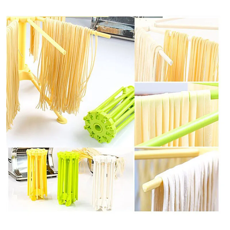 Паста сушилки спагетти барабан Стенд 10 шт. Вешалка Складная машина для лапши из