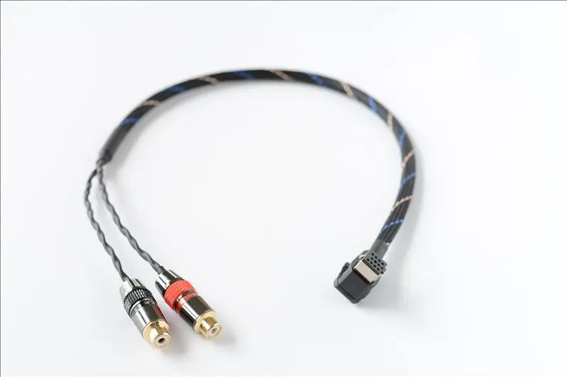 Высококачественный Кабель-адаптер RCA aux для Pioneer Radio music mp3 | Кабели адаптеры и