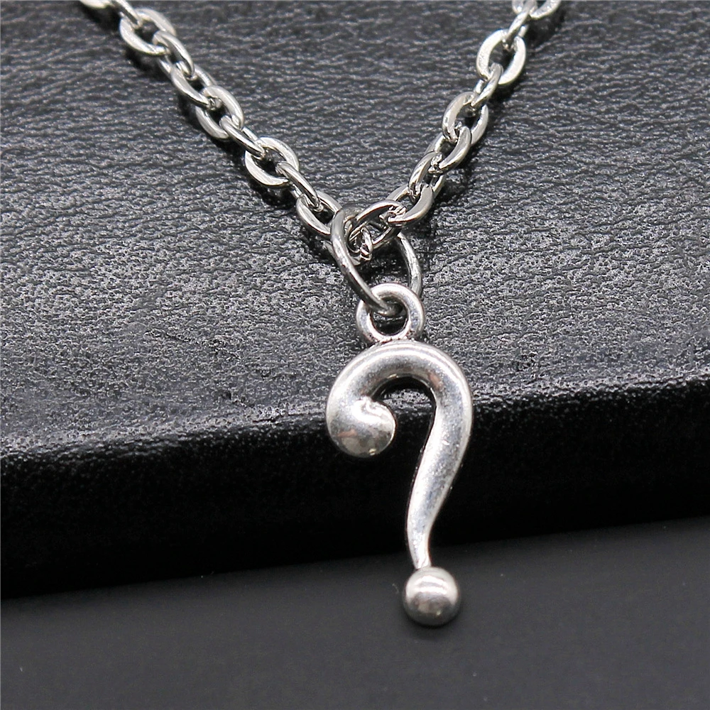 Ожерелье с подвеской в ​​виде вопросительного знака женское модное ожерелье