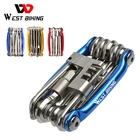 Многофункциональные инструменты для ремонта велосипеда, стальной набор 10 в 1, инструменты для велосипеда, инструменты для велосипеда