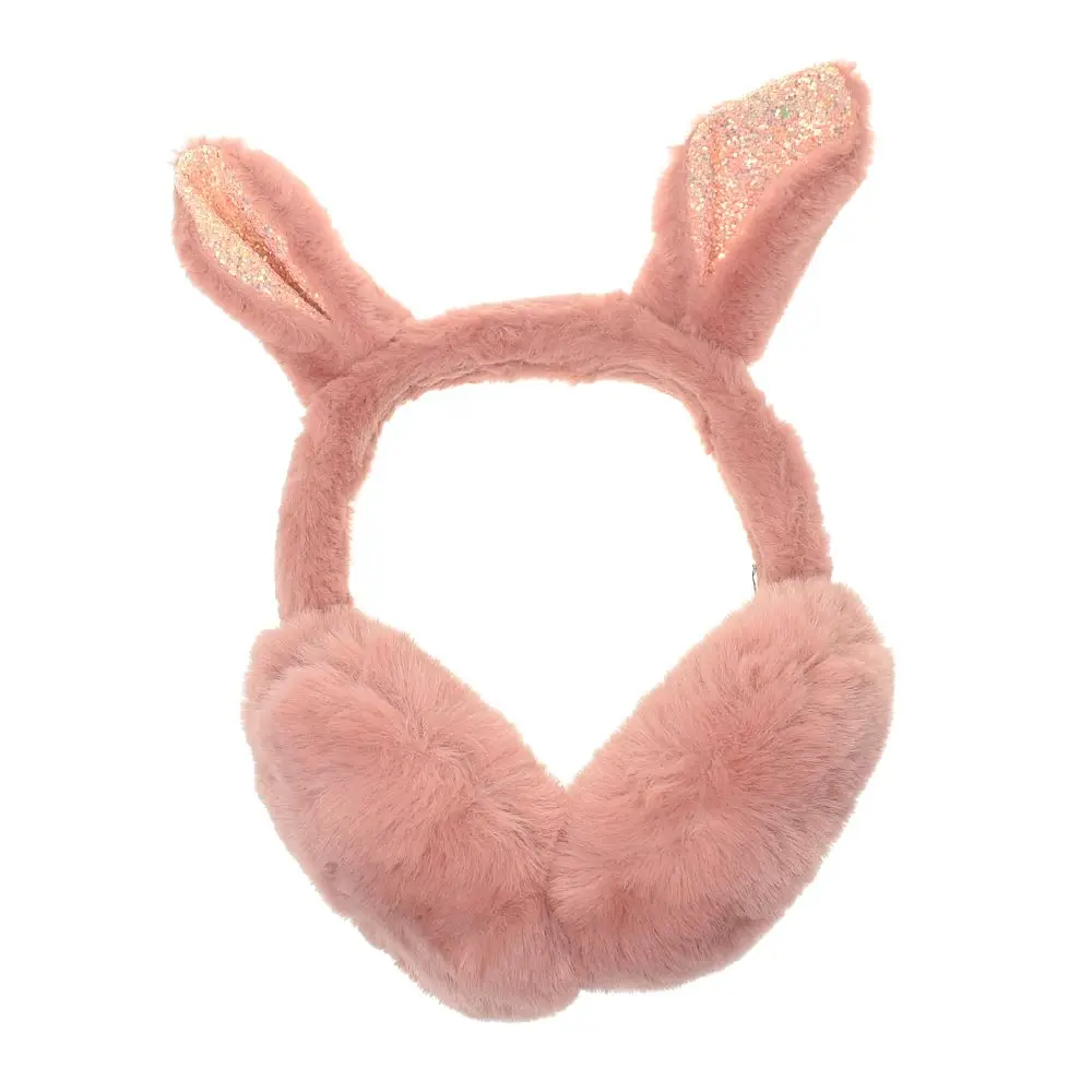 Для женщин зимние Наушники Earwarmers заячьи ушки мочки уха теплые меховые оголовье