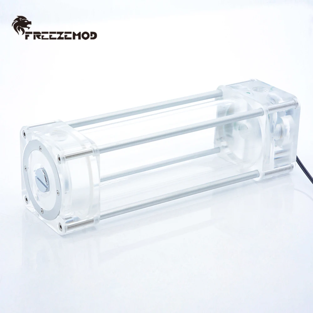 Морозильный A RGB резервуар квадратный для воды 5 в аура температура ЖК дисплей