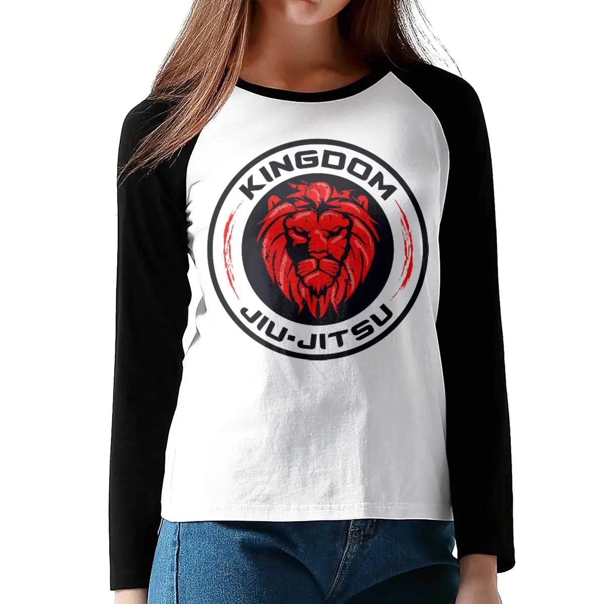 FGHFG женский баскетбольный реглан с джиу джитсу длинным рукавом тройники|Мужские
