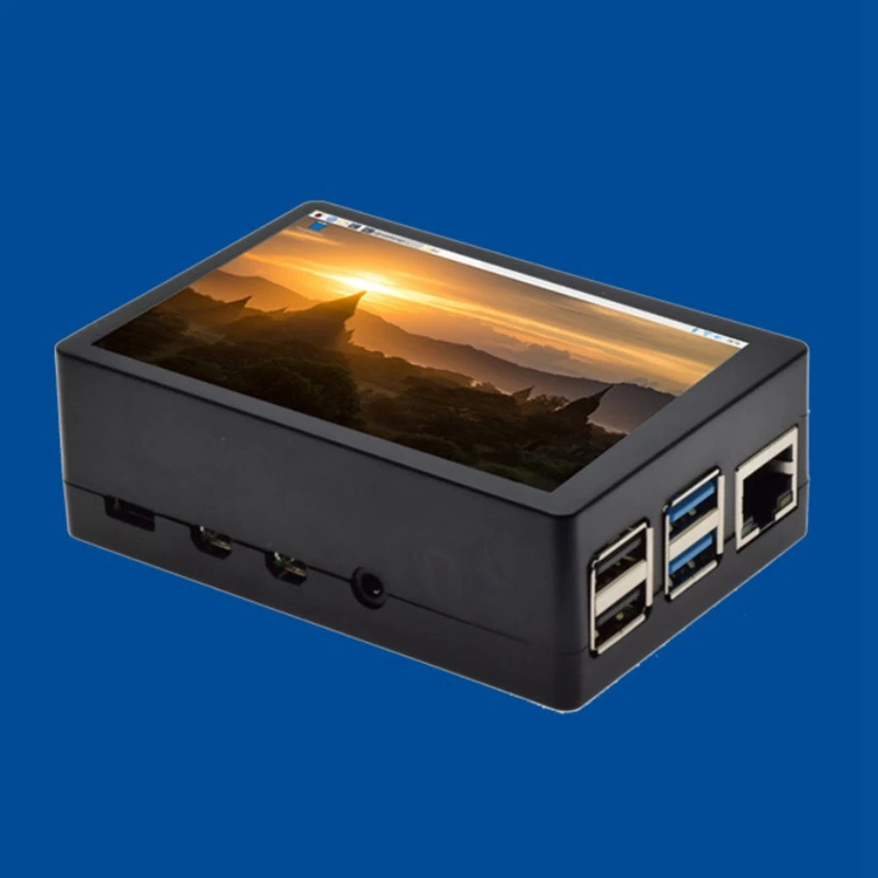 Сенсорный ЖК-дисплей для Raspberry Pi 4B 3B + 3 5 дюйма стилус чехол из АБС-пластика
