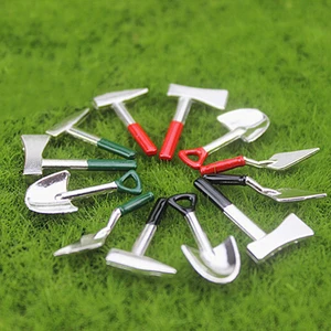 Garden Tools Dollhouse Alloy Tools Miniature Doll Room Accessories Set Creative Doll Garden Tool Toy Models 10 item image