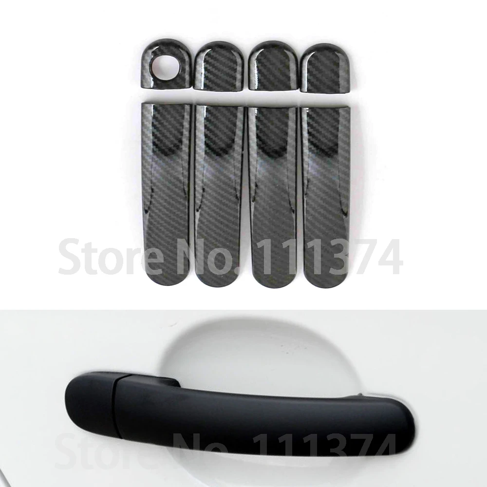 

Углеродная хромированная крышка дверной ручки для Skoda Rapid 2011 2012 2013 2014 2016 2017 2018 2019, рамка, отделка, стикеры, аксессуары