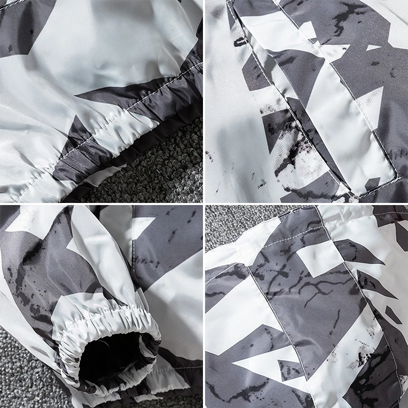 Мужская куртка толстовка с капюшоном для фитнеса топы принтом модная спортивная