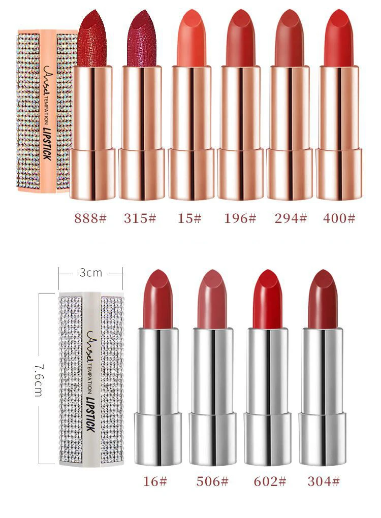 Матовая губная помада 10 цветов водостойкий стойкий Увлажняющий Яркий пышный