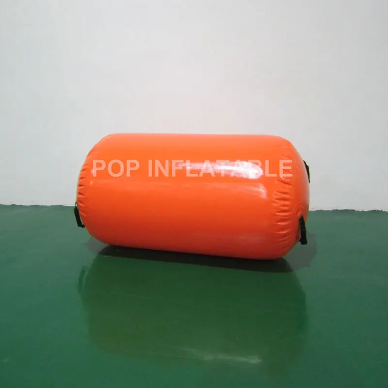 Orange 100x60 см фитнес надувной валик воздушный баррель главная большая Йога, гимнастика баллон тренажерный зал коврик луч Горячий - Цвет: Orange