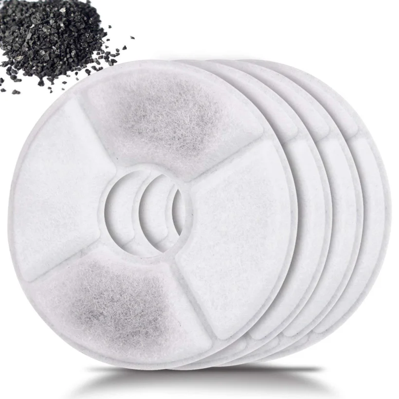 1/2 шт. фильтр с активированным углем для автоматического поильника кошек и