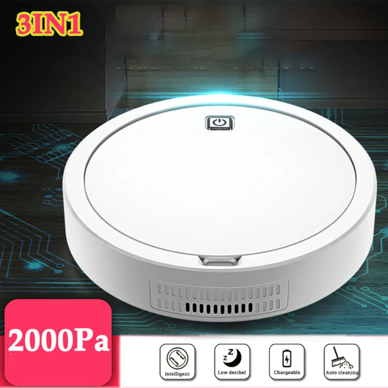 

2000Pa Self Navigated Rechargeable Smart Robot Vacuum Cleaner Mop Auto Sweeper USB Charge Household Cleaning Robot Sweeper