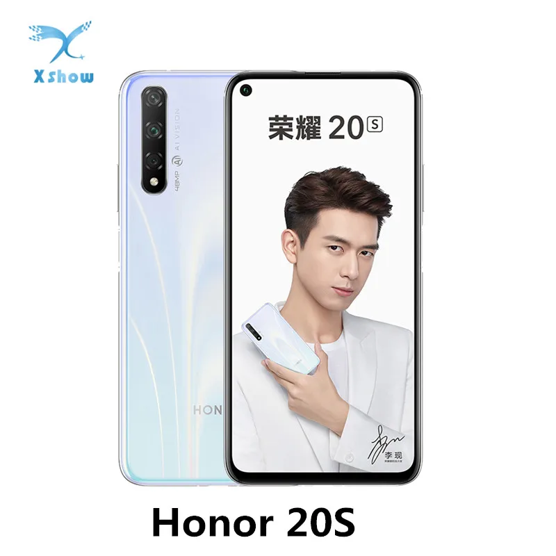 Honor 20 s 20 s смартфон Kirin 810 Восьмиядерный 6,26 дюймовый полноэкранный 48MP три камеры 3750 мАч GPU Turbo мобильный телефон