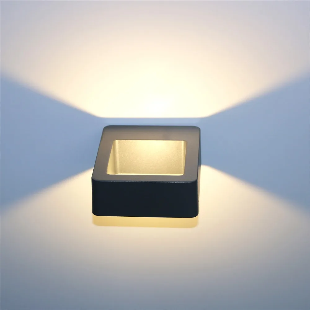 7w Warm Cold LED Wall Light Waterproof IP66 Porch Modern Lamp Radar Motion Sensor Courtyard Garden Outdoor | Лампы и освещение