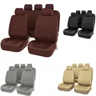 Чехлы кожаные для автомобильных сидений, наволочки для Land Rover Discovery Range Rover Freelander Range Rover Velar Defender 90 LR2, 9 шт.