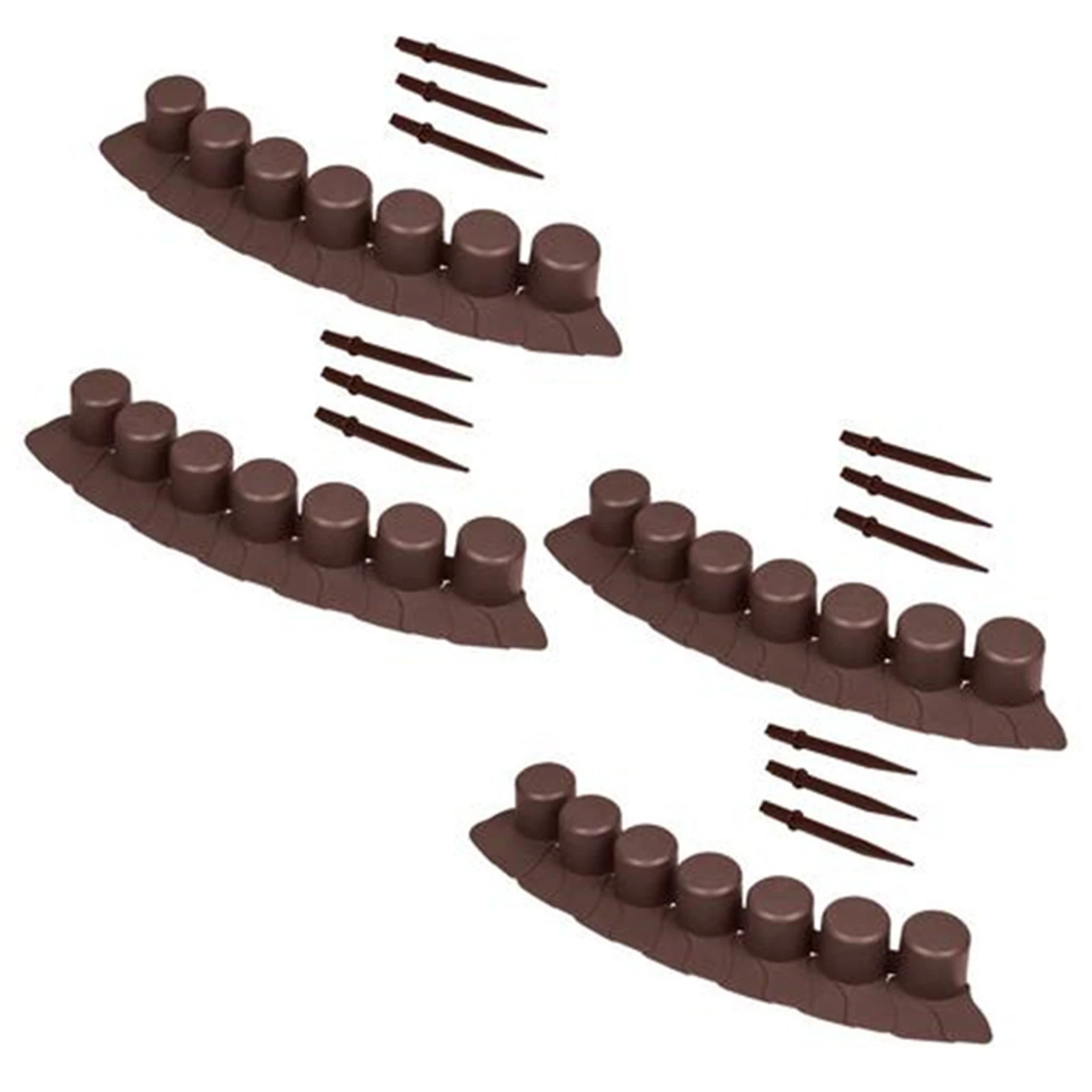 

Lawn Edging Fence Flexible Garden Edging Border for Grass Lawns Pathways Raised Borders Durable Decoration DC120
