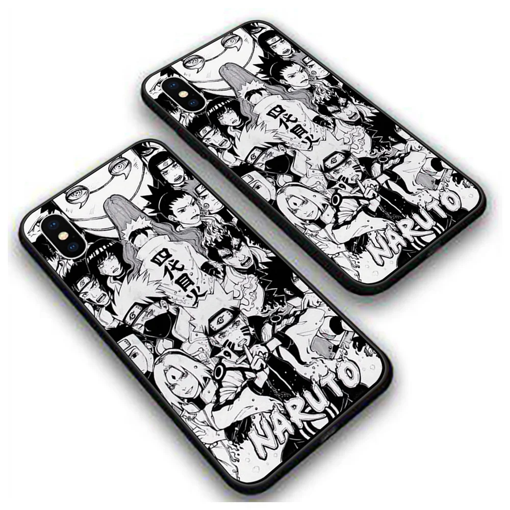 Чехол Наруто Какаши японского аниме для iphone 5 чехол задней панели 6 6S 7 8 X XS XR 11 Pro Max