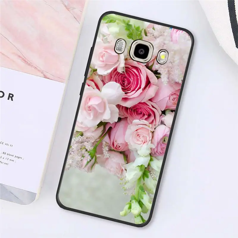 Babaite элегантный розовый фиолетовый пион цветок на вазе чехол для телефона Samsung