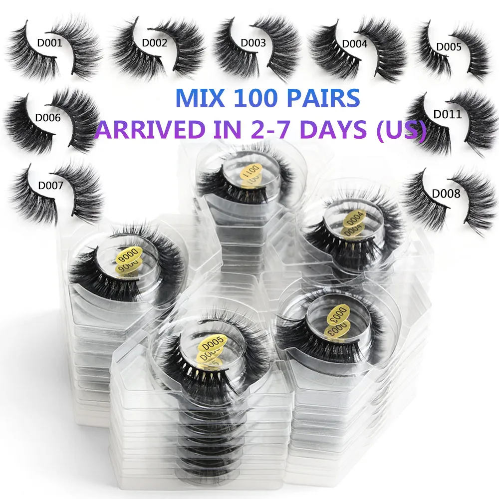 

MAGEFY оптовая продажа ресниц Mix 30/50/100 пар 3D норковые ресницы макияж натуральных длинных с изготовленным на заказ коробка оптом макияжа наклад...