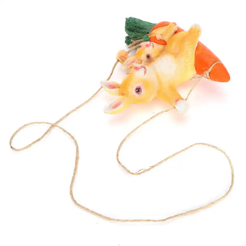 Аксессуары подвесные украшения в форме животных кроликов из синтетической смолы