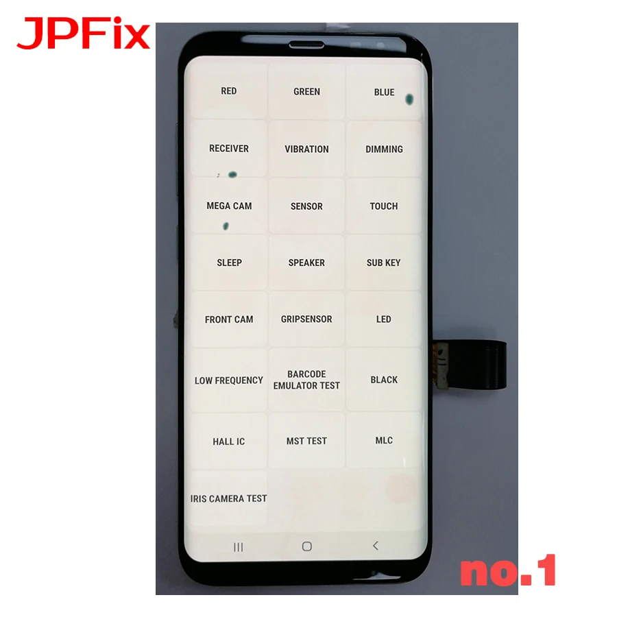 JPFix для samsung S8 Plus G955FD ЖК дисплей с сенсорным экраном дигитайзер в сборе рамкой и