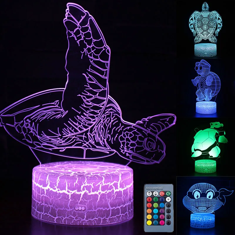 3D Иллюзия сенсорный светодиодный ночной Светильник для маленьких украшения в