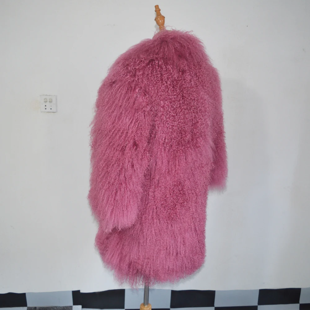 Высококачественная зимняя теплая одежда из монгольской овечьей шерсти|Шубы и