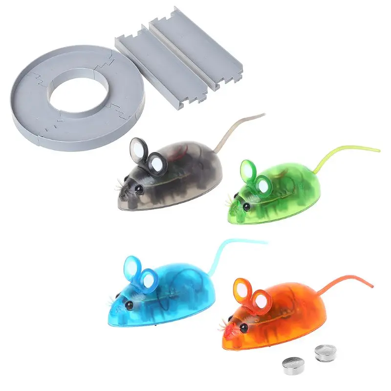 

Funny Nano Colorful Electronic Pet Toys Robotic Rat Children Kids Christmas Gift
