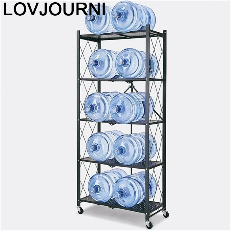 

Cocina Estanteria Sponge Etagere De Rangement Kitchen Shelf Paper Towel Holder with Wheels Organizer Prateleira Trolleys Shelves