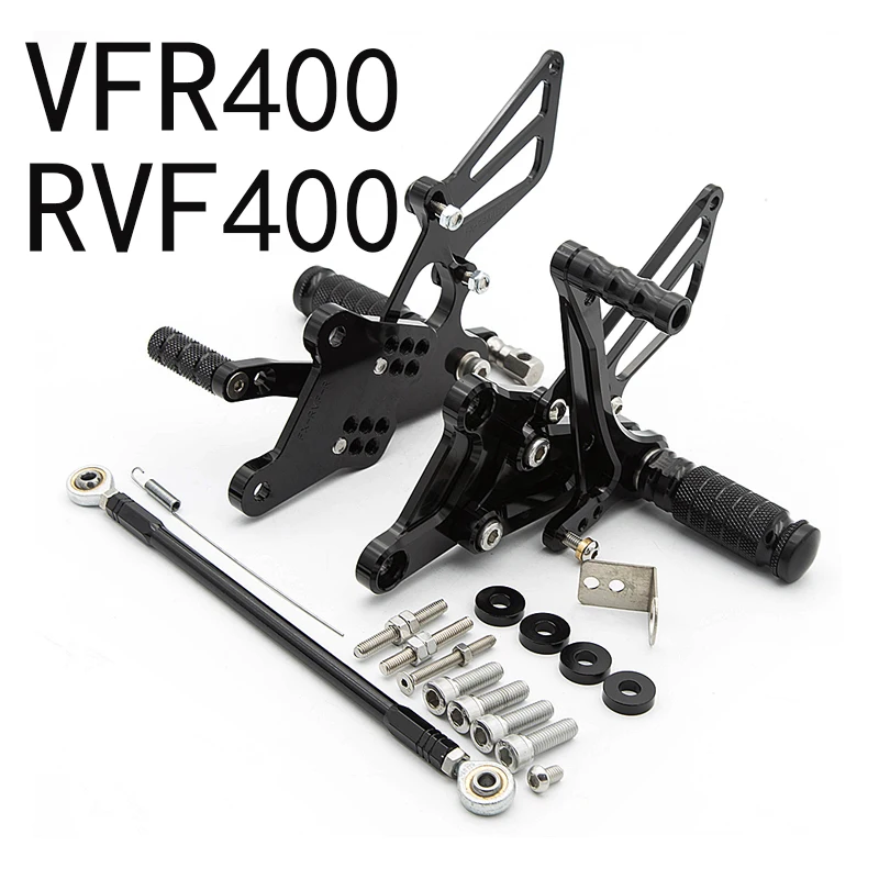 

Quick Shifter Footpeg для Honda VFR400 NC30 RVF400 NC35 RVF VFR 400 Регулируемая мотоциклетная подставка для ног педаль