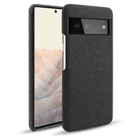 simple pure color cloth texture phone case pu leather sticker protective back cover for google pixel 4 4a 5g xl 5 5a 6 pro
