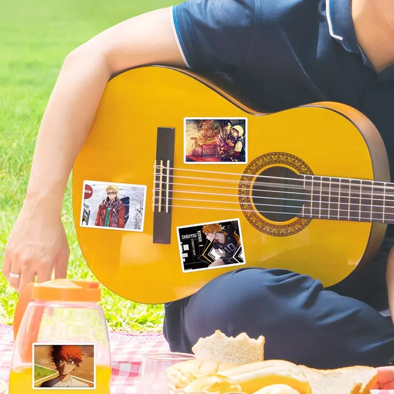 

30Pcs/Set Volleyball Junior Stickers for Haikyuu!! Decorative Stickers Anime Guitar Suitcase Laptop Phone Waterproof Stickers