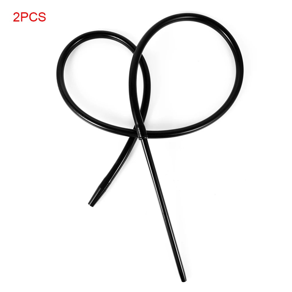 

2Pcs 1.8M &35cm Hookah Shisha Hose with Aluminum Stem Silicone Hose Shisha Hookah Hose Modern Smoking Pipe Accessories Black