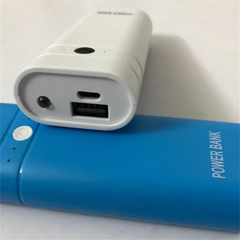 

5V 2.5A Output Micro Usb Powerbank Outer Shell Case Power Bank 2*18650 Battery Box Removable Back Cover Batteries Replacement