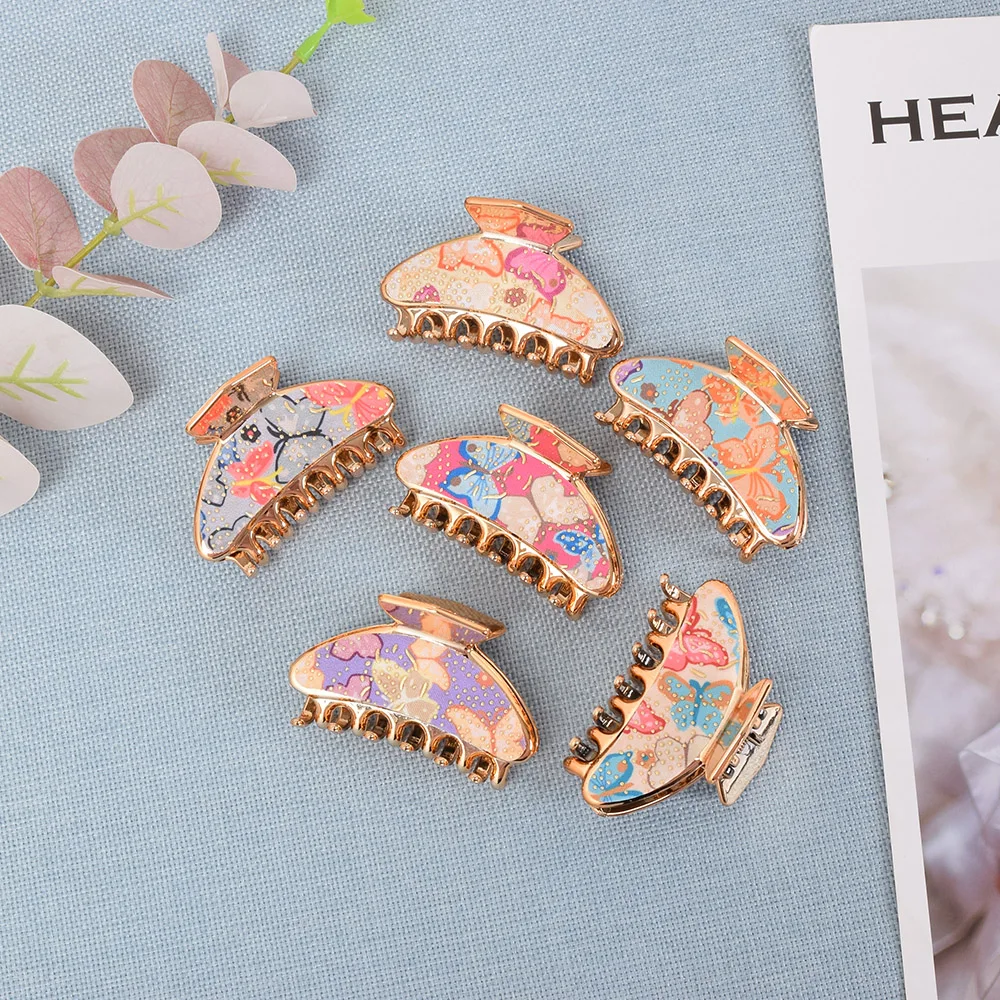 

Women Girls Large Floral Acrylic Hair Clips Girls Hairpins Crab Claws Jaw Clamp Hairgrip Barrettes Headwear Hair Accessories