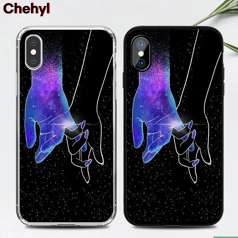 Роскошные чехлы для телефонов Universe IPhone X XS MAX XR 8 7 6s Plus Starry Sky мягкий силиконовый