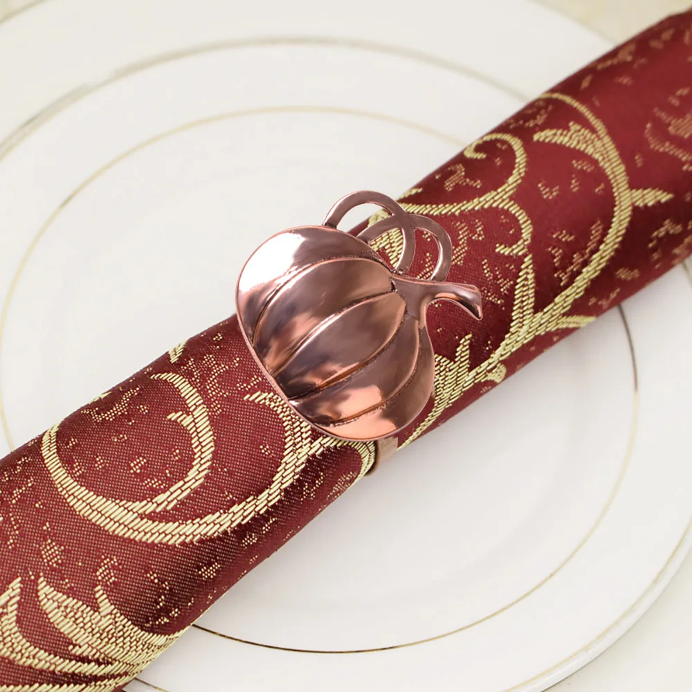 6 шт. кольца для салфеток в форме тыквы|Кольца салфеток| |