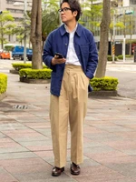 pitti uomo retro gurkha pants cotton fishbone gurkha casual pants loose straight trousers ninth pants large size customization