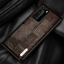 Retro Genuine Leather Case for Huawei P50 P40 Pro P20 P30 P40 Lite Mate 40 20  P SMART 2021 Cover For Honor 50 10 20 Pro 8X 9X