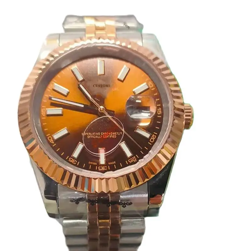 

Men's watch 40mm self-winding mechanical miyota sapphire glass storage luminous 316L stainless steel