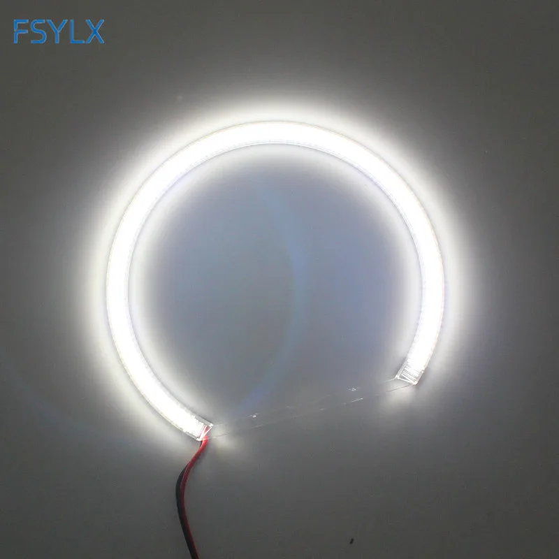 FSYLX1 набор (4*131 мм) ксеноновый белый 120SMD светодиодный ангельские глазки для BMW E36 E38