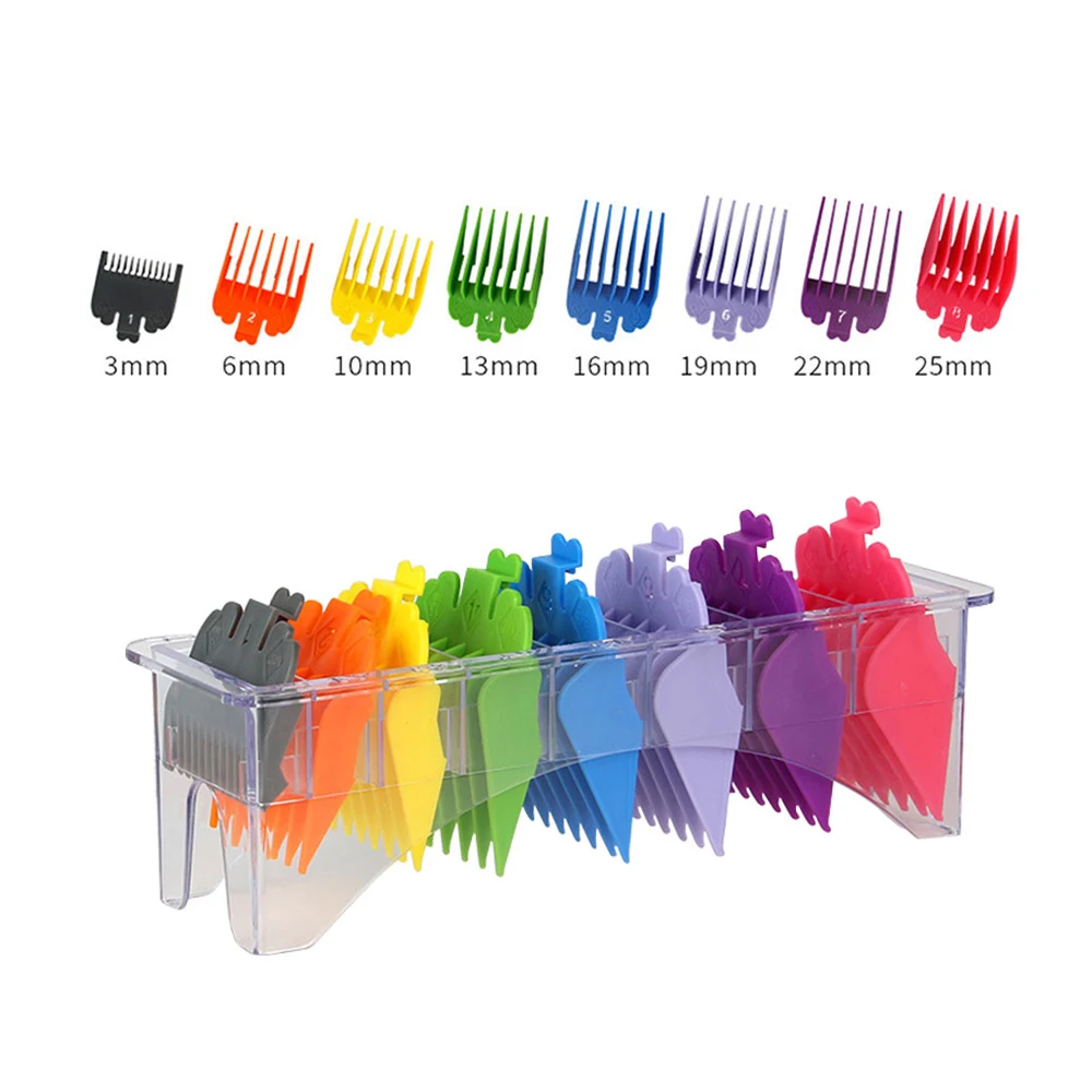 Парикмахерская электрическая расческа 8 шт./компл. набор направляющих для