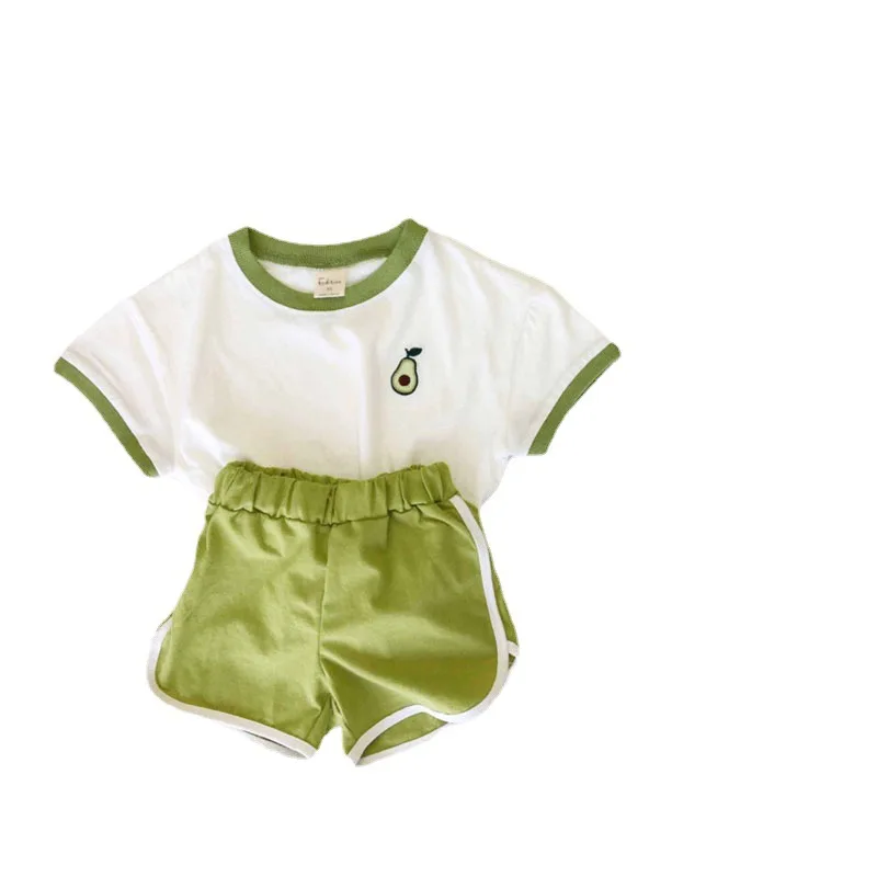 

1-5Years Newborn Baby Boys Girls Summer Casual Outfits Sun Print O-neck T-shirts+Shorts Pants Children Holiday Cotton Clothing