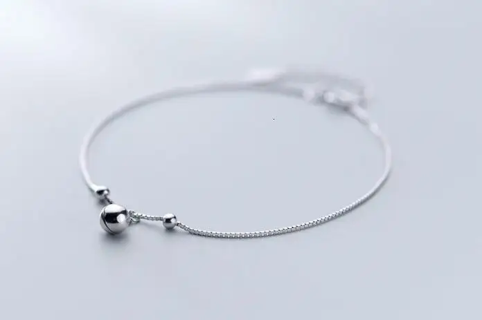 Тонкие настоящие. Детский браслет на ногу ювелирное изделие из полированного