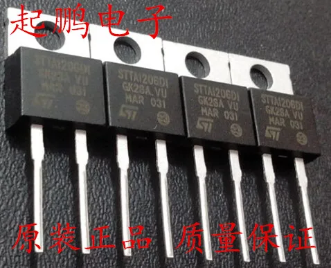 Бесплатная доставка. 12 a600v STTA1206DI быстрое восстановление TO - 220-2