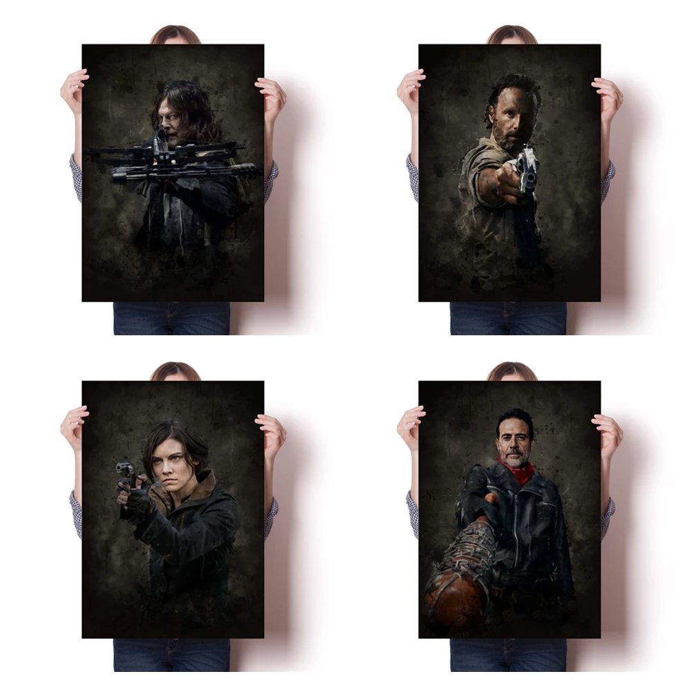 Американский Классический зомби фильм ТВ Ходячие мертвецы искусство домашний